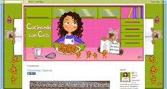 Desktop Screenshot of cocinandoconcris.com